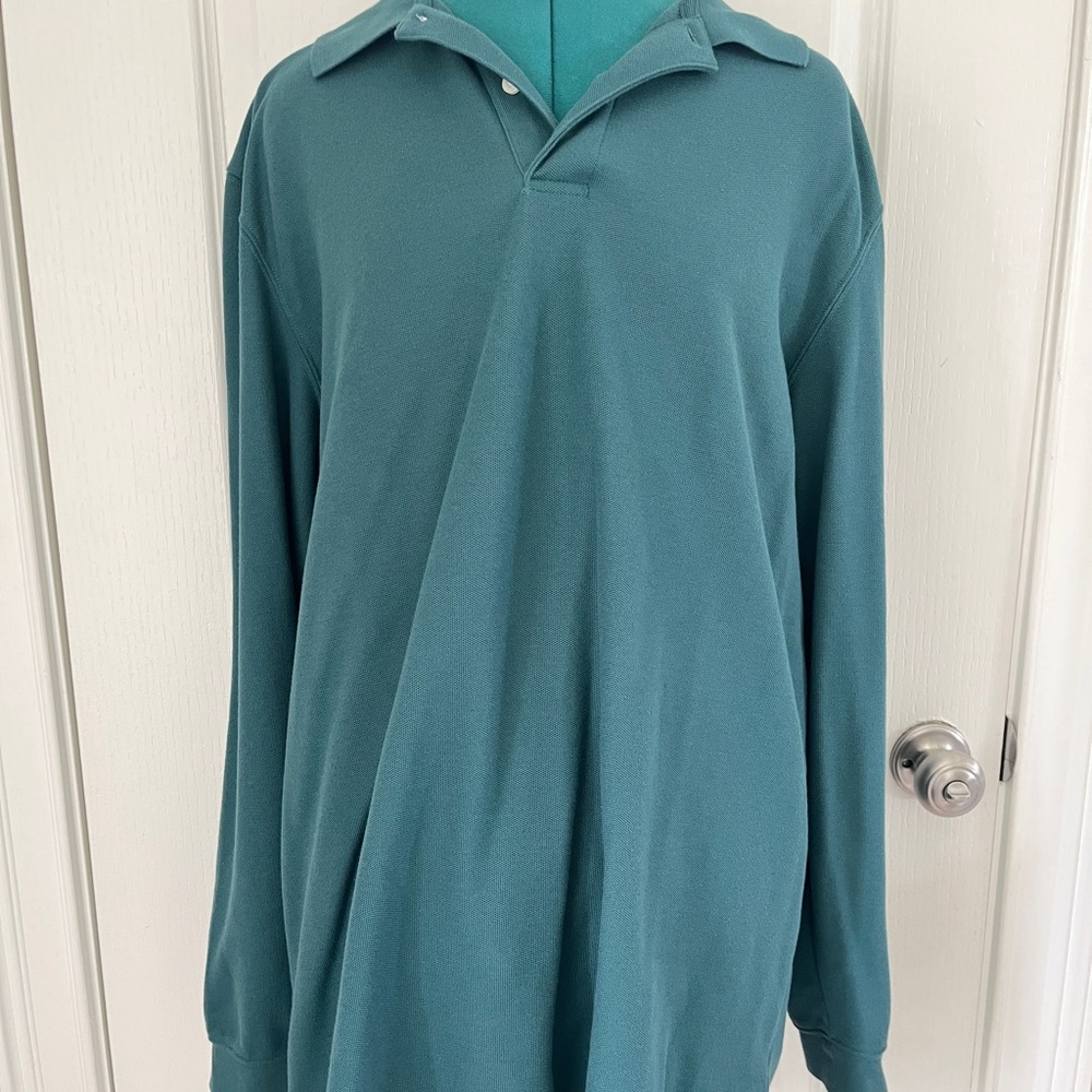 L.L. Bean NWOT Teal Long Sleeve Men's Shirt